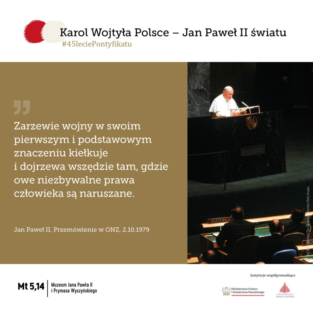 Jan Paweł II przemawia w ONZ, 2 października 1979